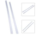 2Pack Shower Door Bottom Seal Sweep for Frameless Glass Rail