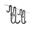 thumbnail image 1 of 2 Pack Shower Door Hooks,304 Stainless Steel Over Door Hooks,Towel Hooks for Bathroom Frameless Glass Shower Door 0.47"(12mm),Drilling-Free Hanger Shower Hooks, 1 of 8
