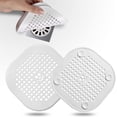 2 Pack Shower Drain Hair Catcher, Hair Drain Catcher with Suction Cups ...