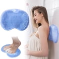 thumbnail image 1 of 2-Pack Shower Foot & Back Scrubber Massage Pad, Silicone Non-Slip Mat with Suction Cups, No Bend Deep Clean for Seniors, Men & Women, 1 of 7