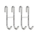 thumbnail image 1 of 2 Pack Over Shower Glass Door Hook, 304 Stainless Steel Rack Hooks, Bathroom Frameless Drilling-Free Hanger, for Bathing Suits, Robe, Towel, Squeegee, Loofah, Shaver, 1 of 7
