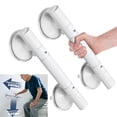 thumbnail image 1 of Vessgra Shower Grab Bars with Suction, 2-Pack 13 " Bathroom Safety Handles for Seniors & Disabled, Non-Slip Support Rails with Glow Strip, 1 of 6