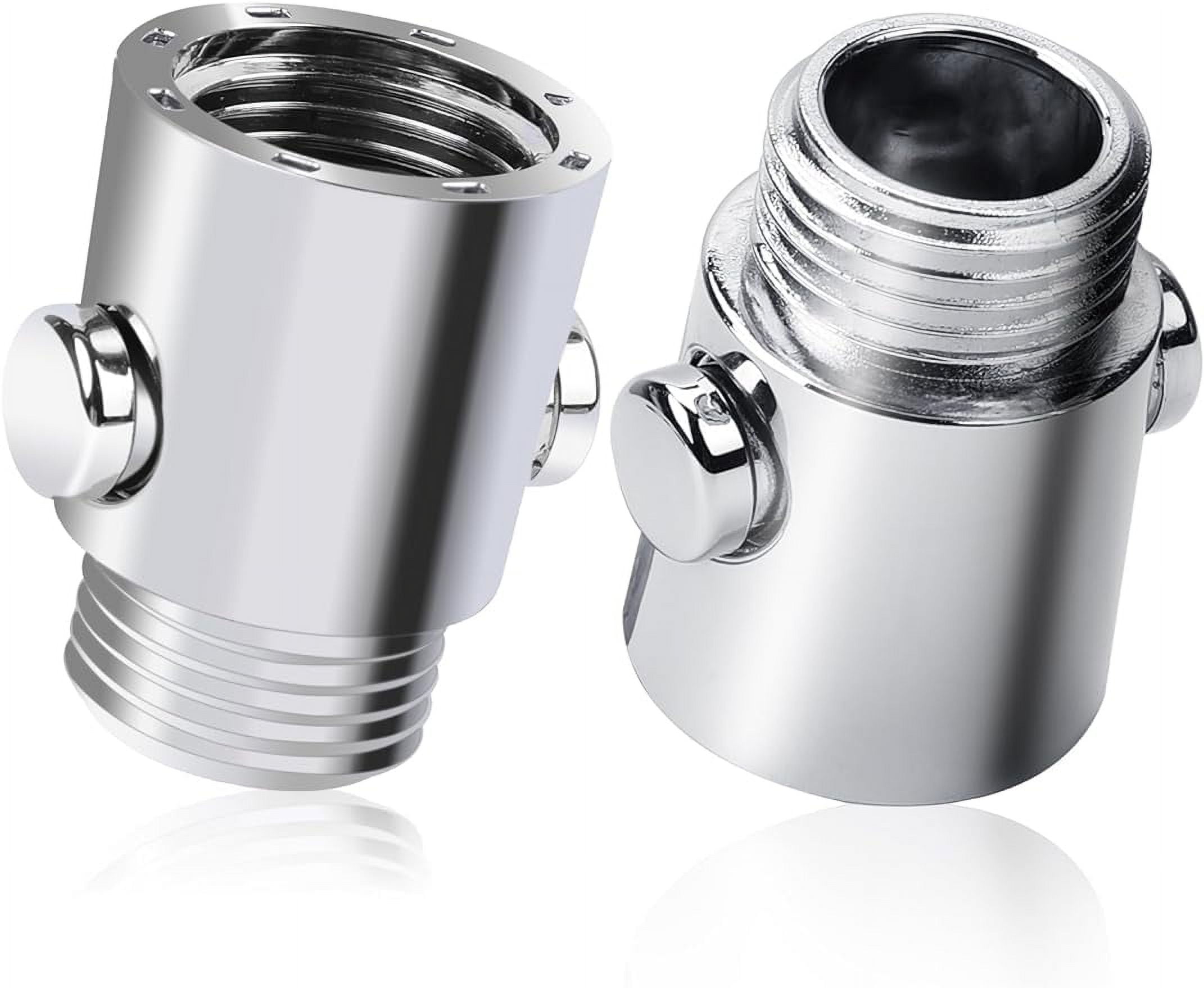2 Pack Shower Head Shut Off Valve Button Type Water Flow Control Valve