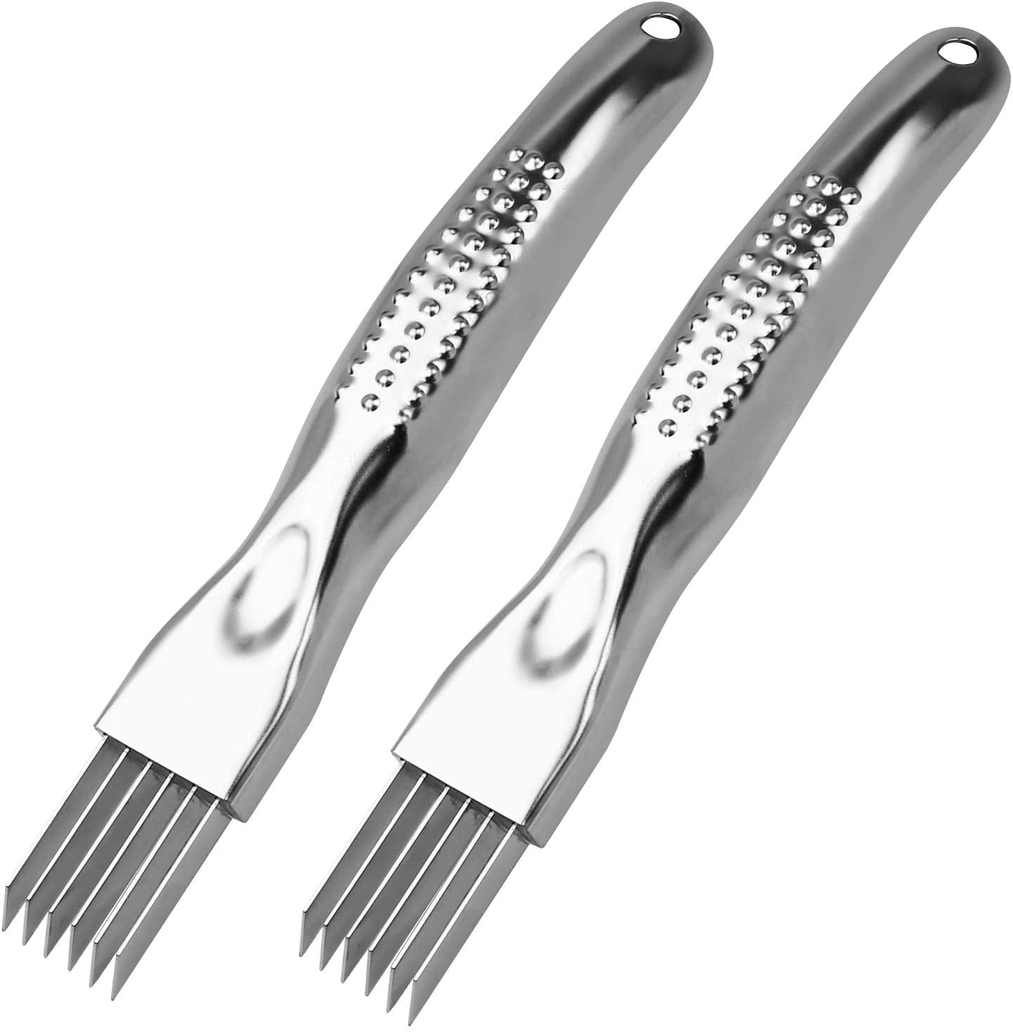 2 Pack Shred Silk The Knife Stainless Steel Scallion Cutter Vegetable ...