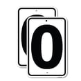 thumbnail image 1 of (2 Pack) Sign with Letter O | 18" X 24" Heavy-Gauge Aluminum Sign | Rust Free Aluminum, Weather Resistant, Waterproof, Fade Resistant, 2 Pre-drilled Holes, 1 of 4
