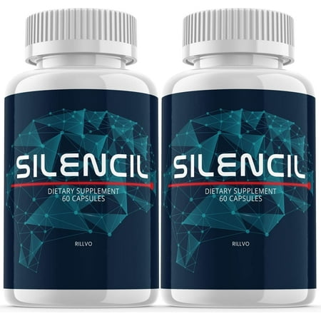 2 Pack Silencil Advanced Supplement Pills for Tinnitus, Support Ear Health Capsules 120 Capsules