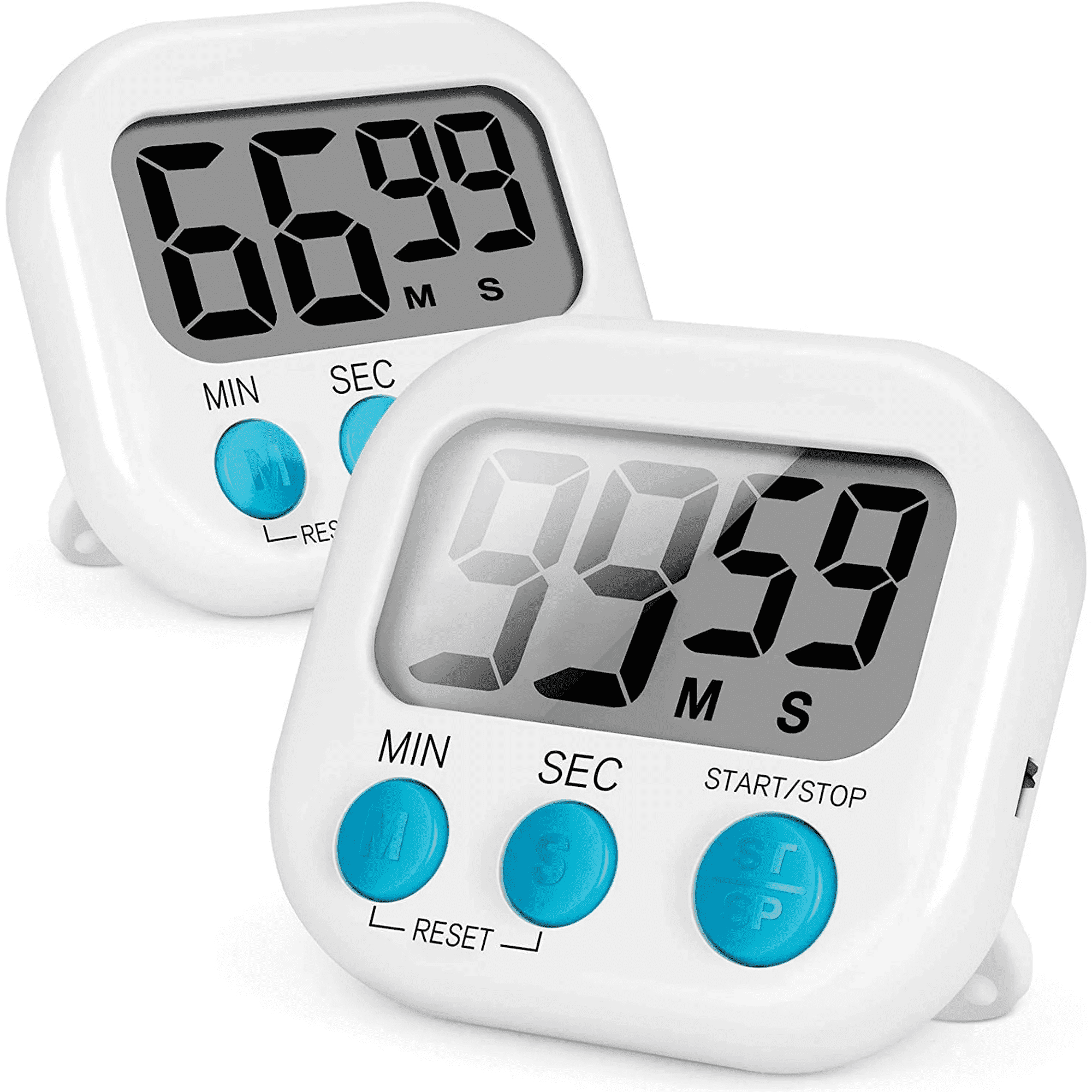 2 Pack Silent Classroom Timer for Kids, Kitchen Timer, Learning ...