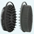 2Pack Silicone Body Scrub, Silicone Double Sided Loofah Body Brush