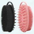 2Pack Silicone Body Scrub, Silicone Double Sided Loofah Body Brush