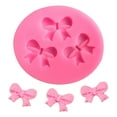 thumbnail image 1 of 2-Pack Silicone Bow 3-Cavity Fondant Mold for Cake Candy Chocolate Decorating, DIY Baking Supplies, 1 of 5