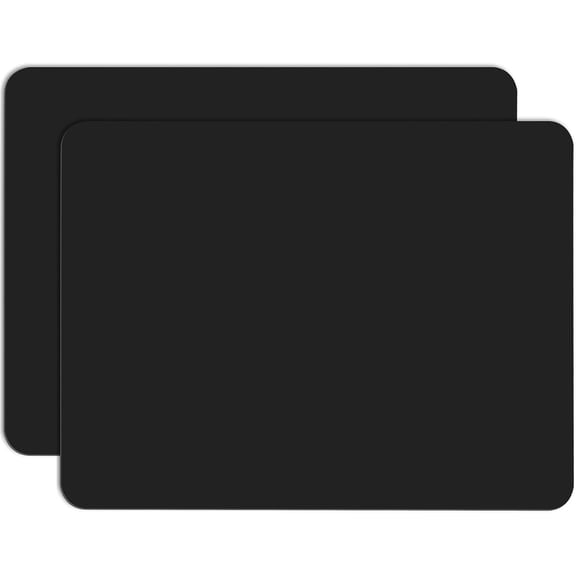 2 Pack Silicone Crafting Mats, 15.7" x 11.8" Silicone Mat for Crafts, Large Heat Resistant Sheet for Jewelry Casting, Epoxy Resin, Painting, Counter Table Protector, Placemat, Nonstick, Black