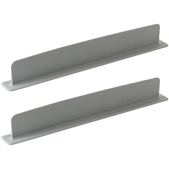 2 Pack Silicone Guards - Flexible Water Deflection Barrier for Kitchen Bathroom Sink Countertop