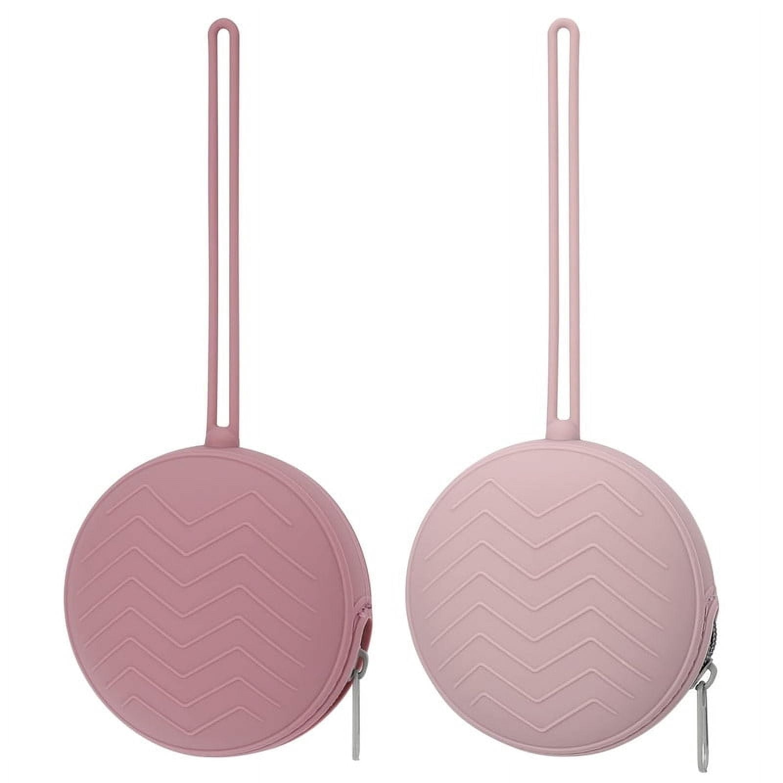 2 Pack Silicone Pacifier Holder Case, BPA Free Newborn Baby Pacifiers ...