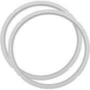 2 Pack Silicone Sealing Rings Compatible for Instant Pot 6 Quart Pressure Cookers, Replacement Silicone Gasket Seal Rings Fit IP-DUO60, DUO50, LUX60, LUX50, CSG60, CSG50, for 5/6 Qt InstaPot, Clear