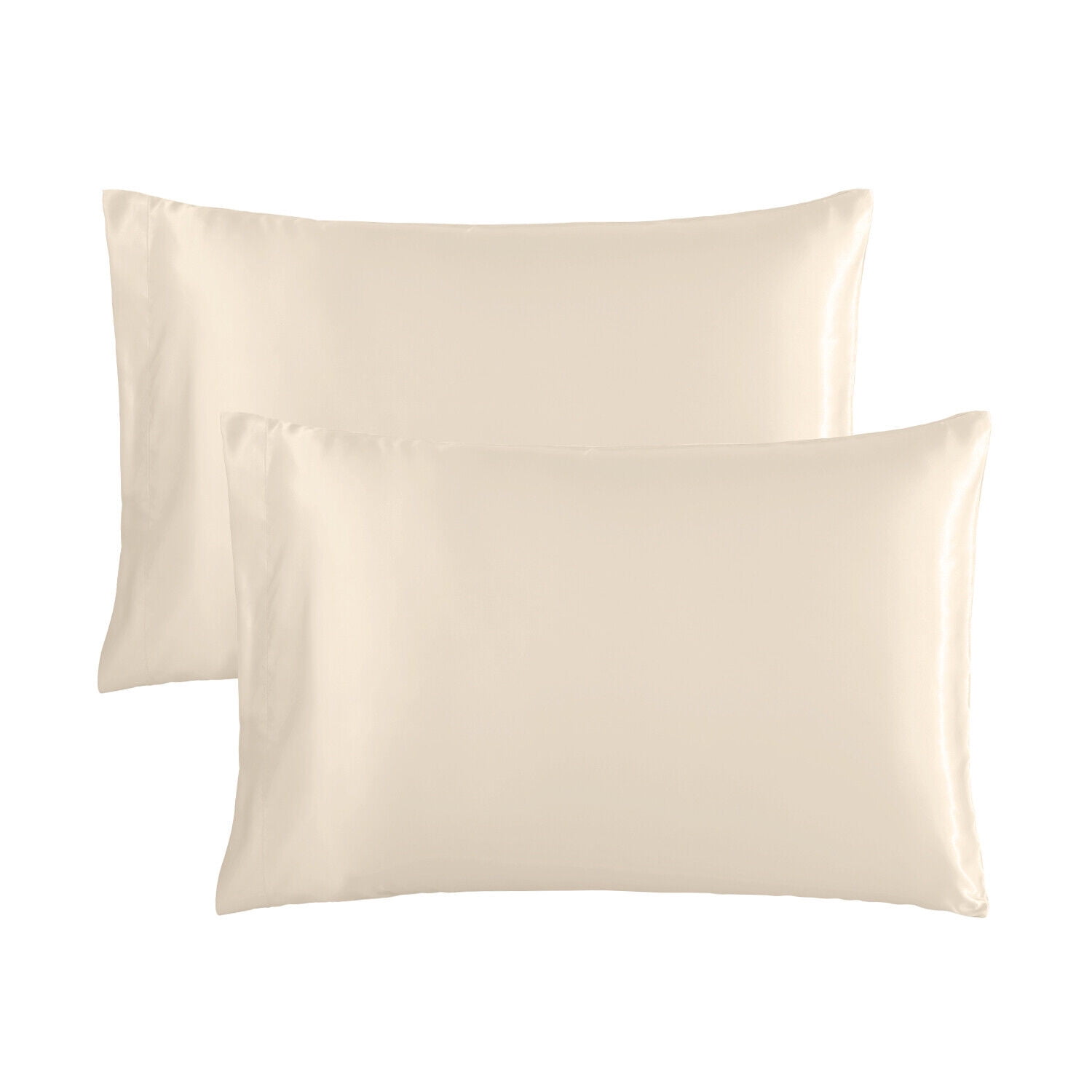 2 Pack Silk Satin Pillowcase Silky Pillow Cases 20"X30" / 20"X40" Queen King