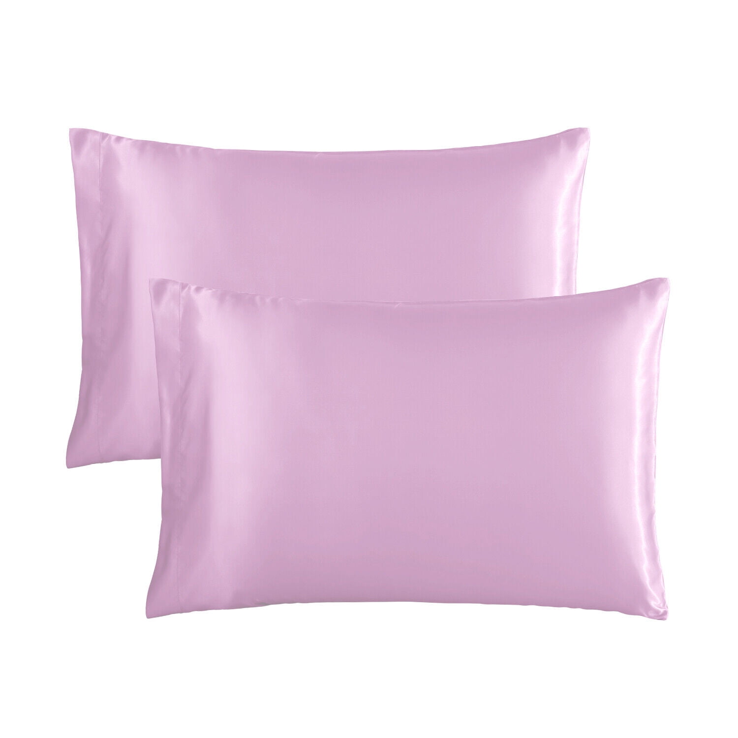 2 Pack Silk Satin Pillowcase Silky Pillow Cases 20"X30" / 20"X40" Queen King