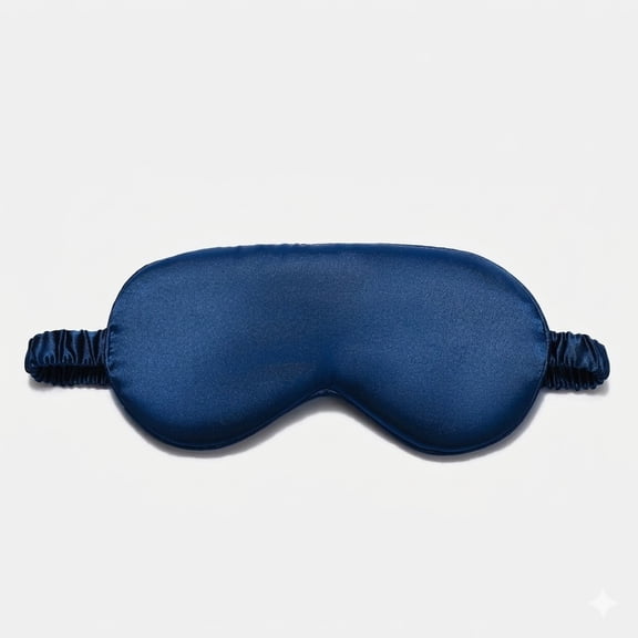 2-Pack Silk Sleep Mask for Women Men, 100% Blackout Satin Eye Mask with Adjustable Strap, Ultra Soft Blindfold for Sleeping, Night Travel Cover Gift