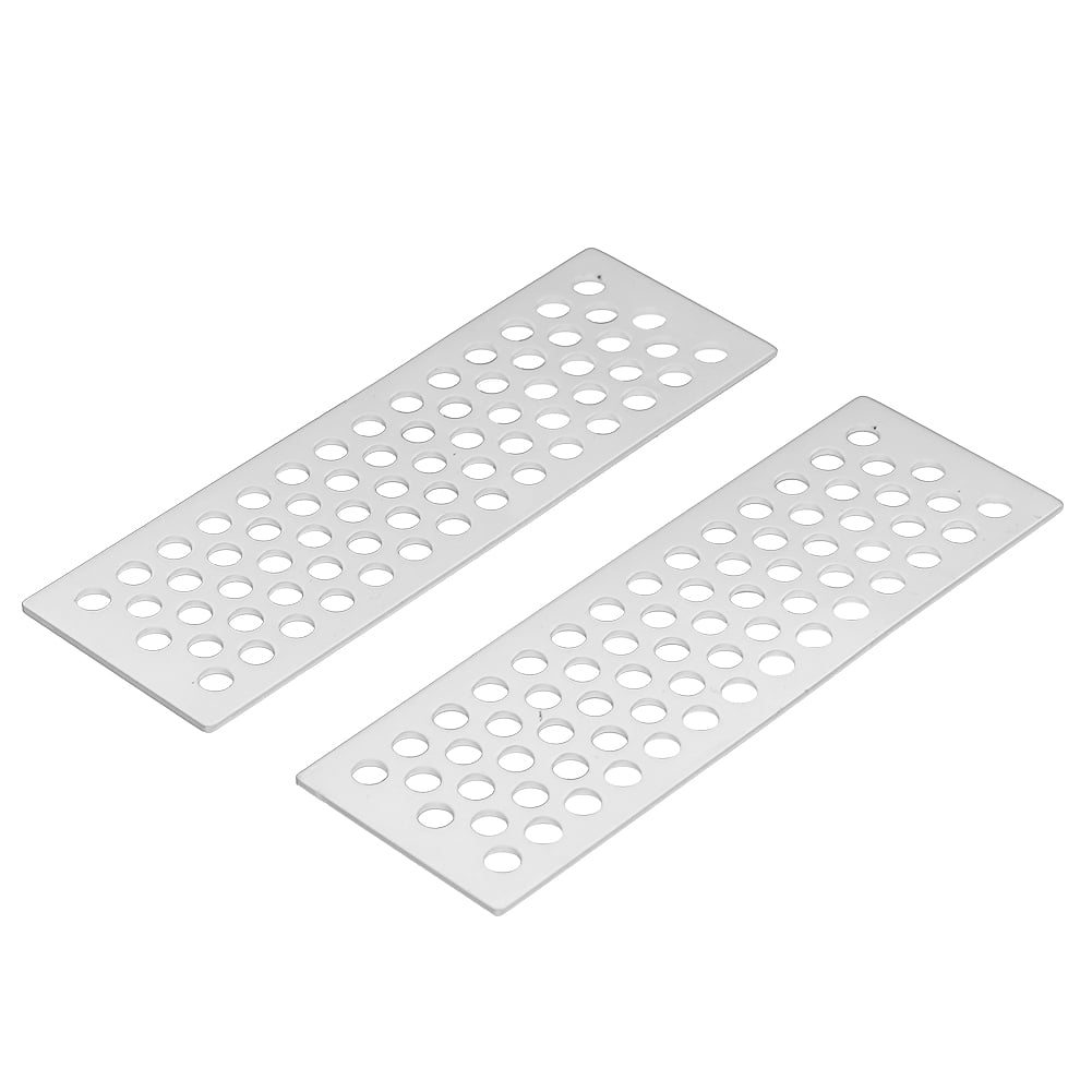 Board Ramp Ladder 2-Pack Silver Aluminum Sand Ladders Recovery Board Ramp for 1/10 Scale ...