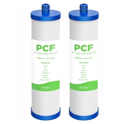 2 Pack SimPure V7 Water Filter Replacement, 20K Gallons High Capacity, Replacement for SimPure V7 Under Sink Water Filtration System