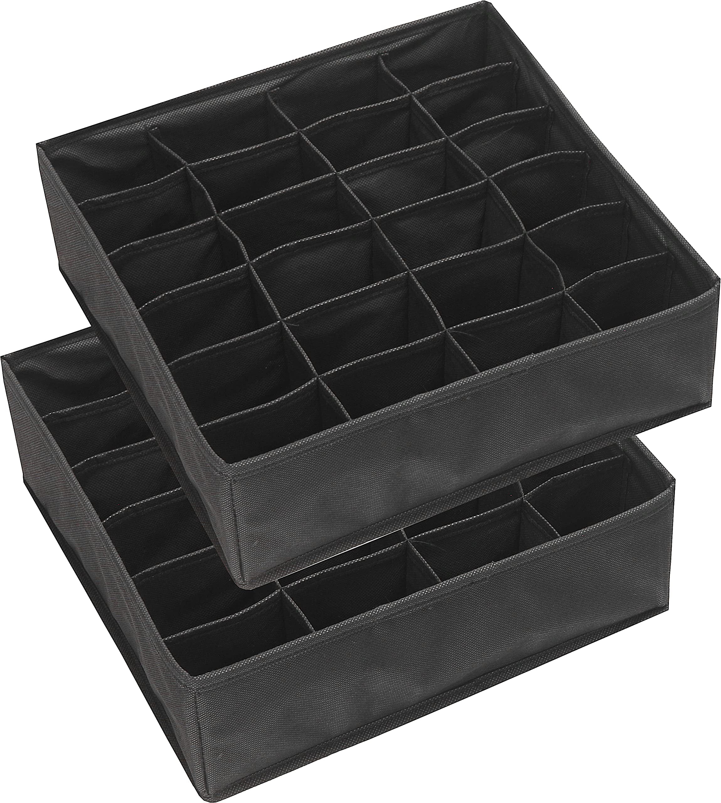 Buy Simxen Underwear Drawer Organizer, Foldable Storage Box and Collapsible  Closet Dividers for Bras, Socks, Neck Ties, Scarves, and Handkerchiefs 1  PCS Online at Best Prices in India - JioMart.