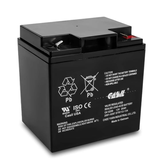 2 Pack Simplex 2081-9287 Fire Alarm Control Panel Battery 12V 25Ah