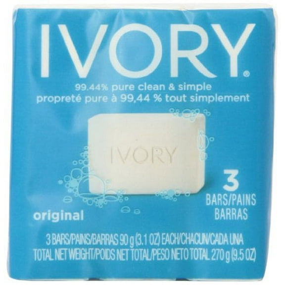 2 Pack - Simply Ivory Bath Bar for Unisex By Ivory, 3 Each