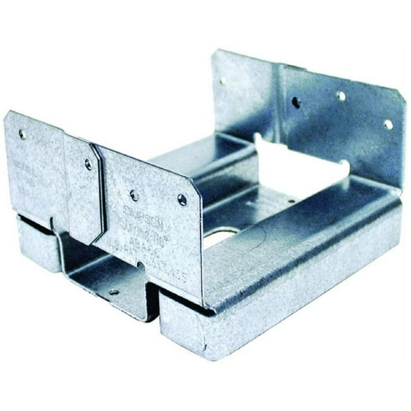 2 Pack Simpson Strong Tie ABA66Z Adjustable 6x6 Post Base 14-ga Z-Max Finish by Simpson Strong Tie