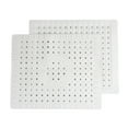 thumbnail image 1 of 2 Pack Sink Mats for Bottom of Kitchen Sink, PVC Eco-friendly Sink Protectors for Kitchen Stainless Steel Sink, Quick Draining Dish Drying Mat, Dots Design, 1 of 5