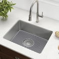 thumbnail image 1 of 2 Pack Sink Protectors for Kitchen Sink, 13.58" x 13.58"" Dish Rack, Protect Sink from Stains, Damage, Scratches, Dishwasher Safe Sink Grid, Sink Mat, for Kitchen, 1 of 10