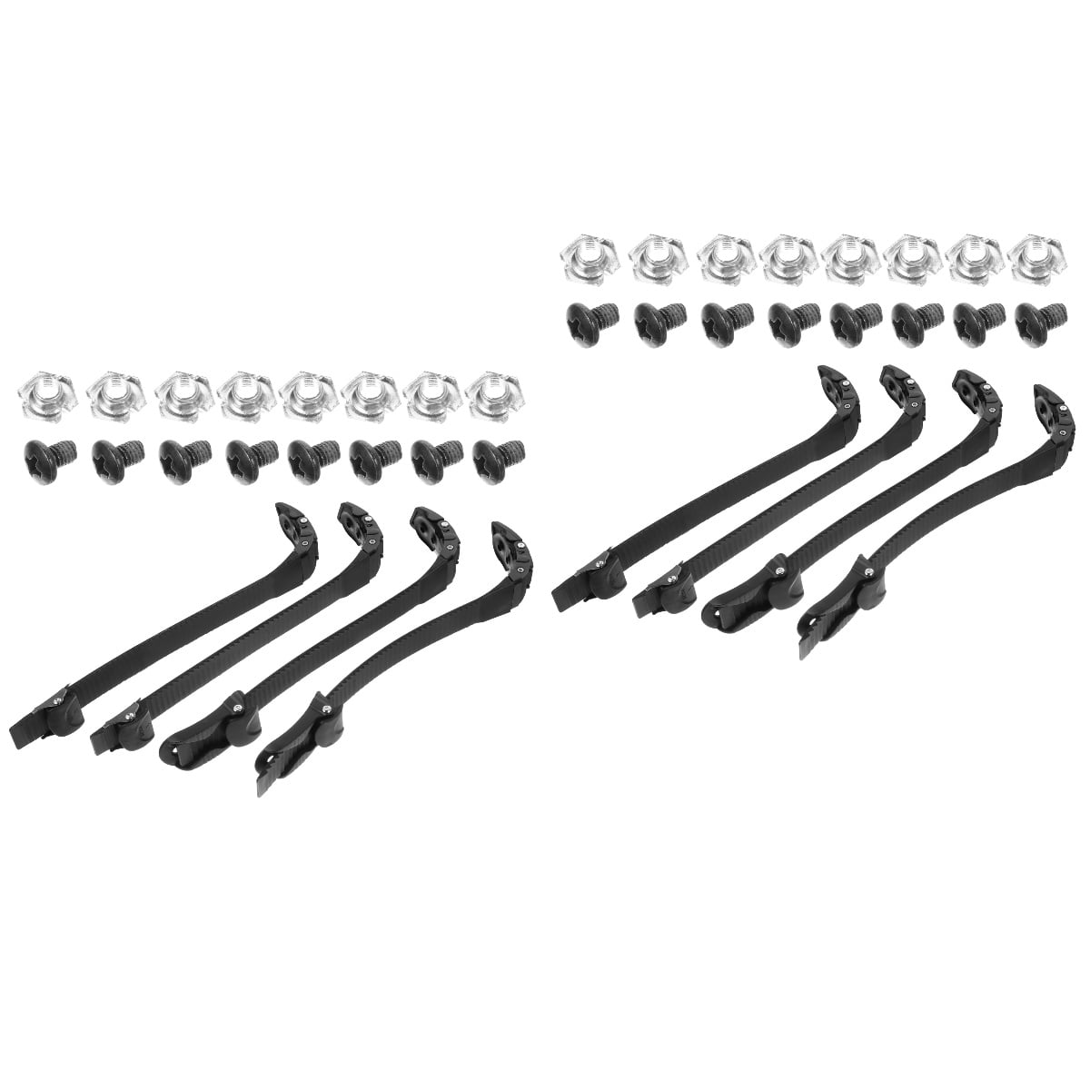 WRITWAA 2-Pack Roller Skate Buckle Straps Assorted Colors for Skate Shoes and Easy Adjustment