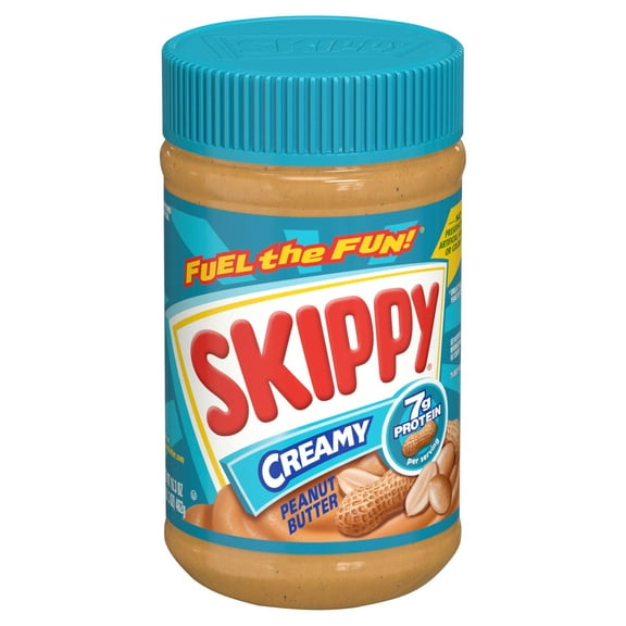 2 Pack - Skippy Peanut Butter Creamy 16.3 oz Package May Vary