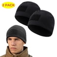 thumbnail image 1 of 2 Pack Skull Caps for Men Watch Caps Beanies Hat Thermal Head Cover Fleece Motorcycl Helmet Liner Black, 1 of 5