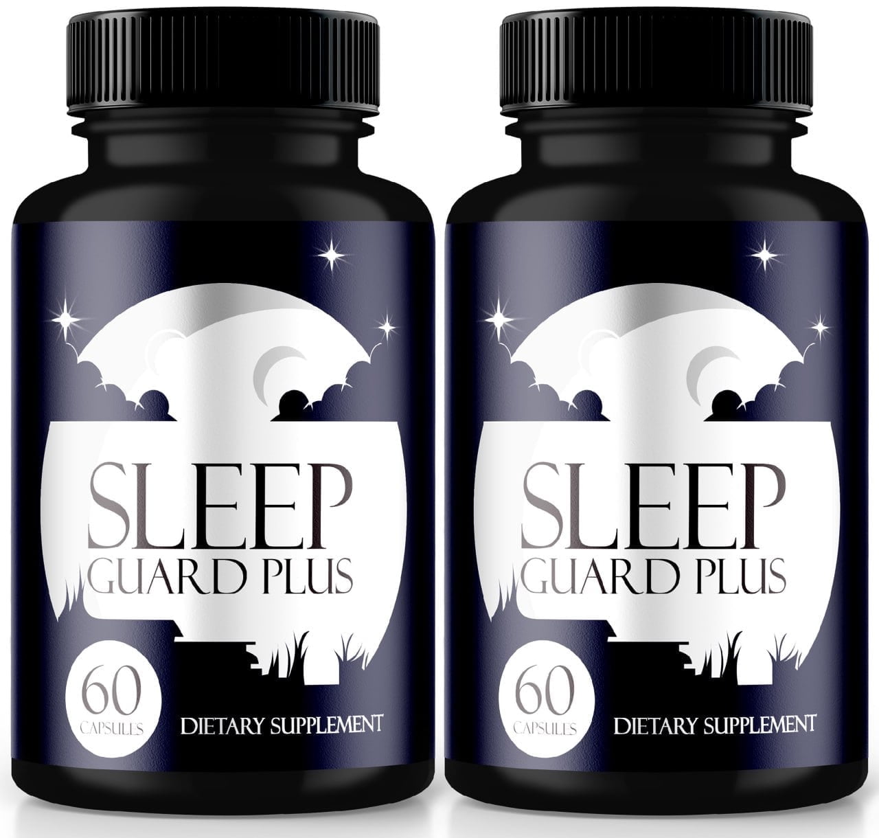 (2 Pack) Sleep Guard Plus Sleeping Aid Capsules, Sleep Guard + REM Sleep Support Supplement, Extra Strong Pills for a Relaxing and Calm Bedtime, All Natural, SleepGuardPlus Review (120 Capsules)