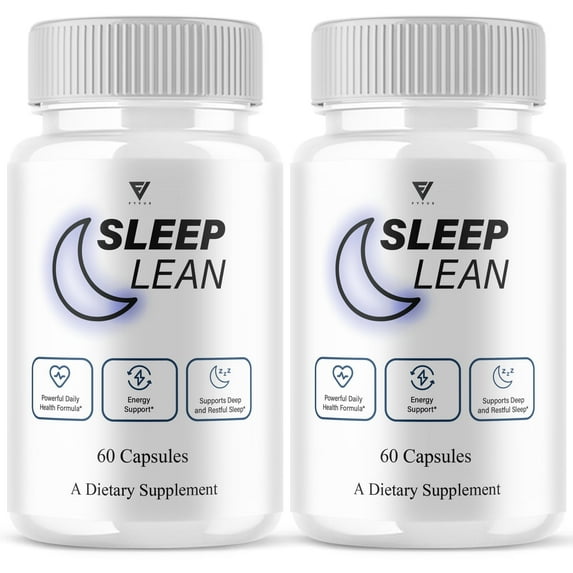 (2 Pack) Sleep Lean Capsules, Sleep Lean Maximum Strength Wellness Supplement Pills (120 Capsules)