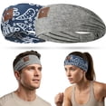 thumbnail image 1 of 2-Pack Sleeping Headphones Bluetooth 5.4 Headband Headband Headphones with Ultra-Thin Speakers, Headsets Headband for Side Sleepers Running Insomniac Travel Meditation, 1 of 6