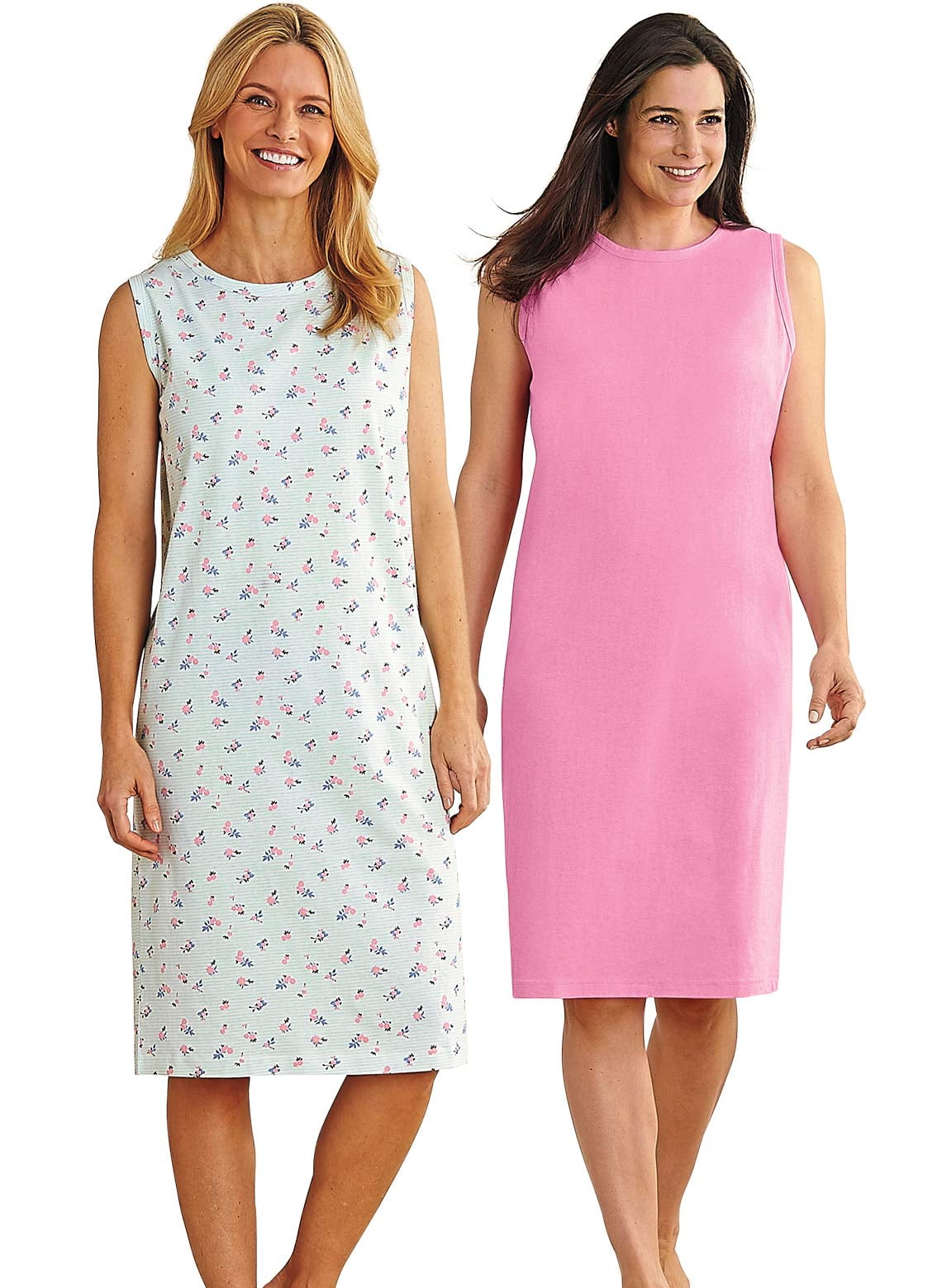 2Pack Sleeveless Nightshirts by Cozee Corner