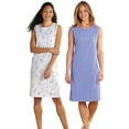 thumbnail image 1 of 2-Pack Sleeveless Nightshirts by Cozee Corner, 1 of 3