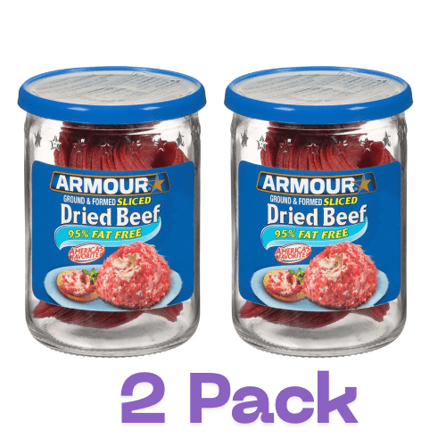 2-Pack Sliced Dried Beef, Jarred Meat, 2.25 oz.