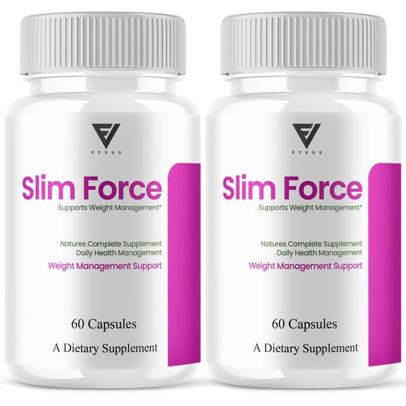 (2 Pack) Slim Force Capsules, SlimForce Advanced Support Formula (120 Capsules)