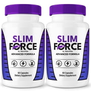 2 Pack Slim Force   Natural Daily Pill Formula Designed to align with Fitness Goals, Support active Lifestyle & Body Balance | Just 2 Easy-to-Swallow Pills Daily 120 Capsules