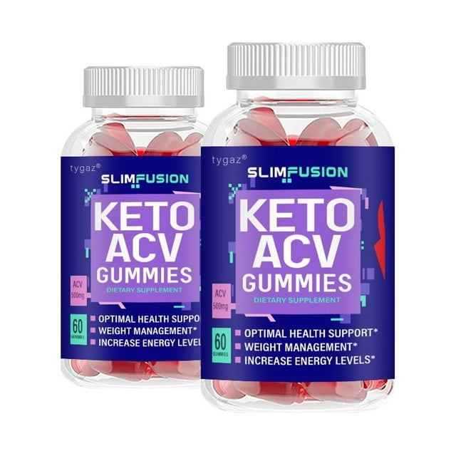 (2 Pack) Slim Fusion - Slim Fusion Keto ACV Gummies - Walmart.com