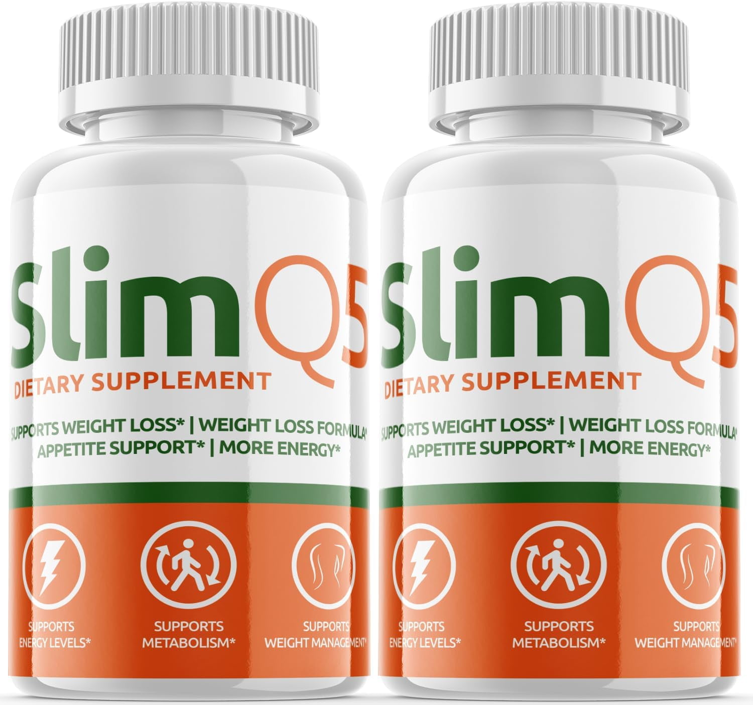 (2 Pack) Slim Q5 Keto Weight Loss Formula Energy & Focus Boosting