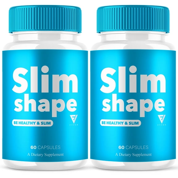(2 Pack) Slim Shape Advanced Weight Management Support Pills, SlimShape Maximum Strength Daily Multivitamin Supplement (120 Capsules)