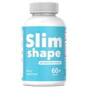 2 Pack Slim Shape Pills Advanced Formula - Slim Shape Capsules - SlimShape Supplement - 120 Count