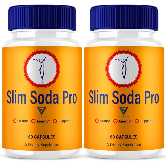 (2 Pack) Slim Soda Pro Weight Support, SlimSoda Pro Supplement (120 Capsules)