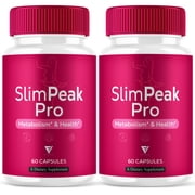 2 Pack SlimPeak Pro Weight Support, Slim PeakPro Supplement 120 Capsules