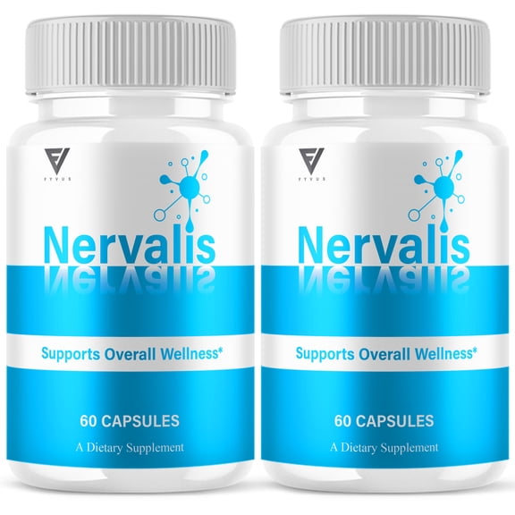 (2 Pack) Nervalis Premium Nerve Support Capsules, Nervalis Pills (120 Capsules)