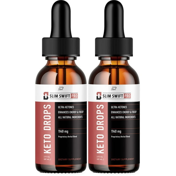 (2 Pack) SlimSwift Pro Metabolism Drops Liquid Supplement - SlimSwift Pro Drops, SlimSwift Pro Original Metabolic Support Supplement, SlimSwift Pro Drops Reviews (2 Month Supply)