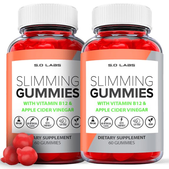 (2 Pack) Slimming Gummies It Works for Weight Loss,Slimming Gummies It Works with Apple Cider Vinegar,Slimming Gummies It Works Bajar de Peso,Slimming Gummies It Works for Women and Men (120 Gummies)