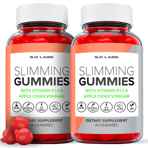 (2 Pack) Slimming Gummies It Works for Weight Loss,Slimming Gummies It Works with Apple Cider Vinegar,Slimming Gummies It Works Bajar de Peso,Slimming Gummies It Works for Women and Men (120 Gummies)